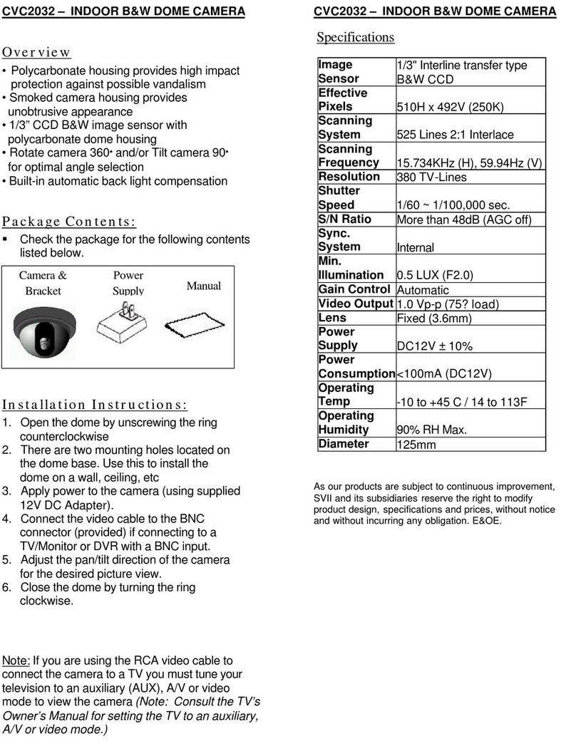 Lorex CVC2032 Specifications