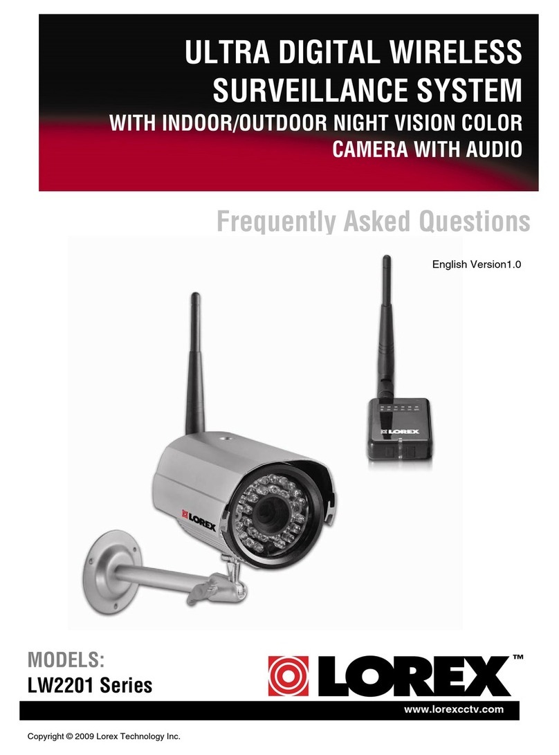 Lorex LW2201 Series Frequently asked questions
