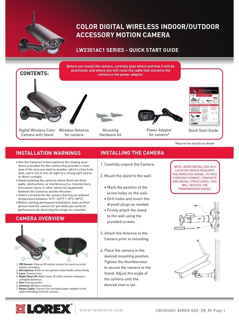 Lorex LW2301AC1 Series User manual