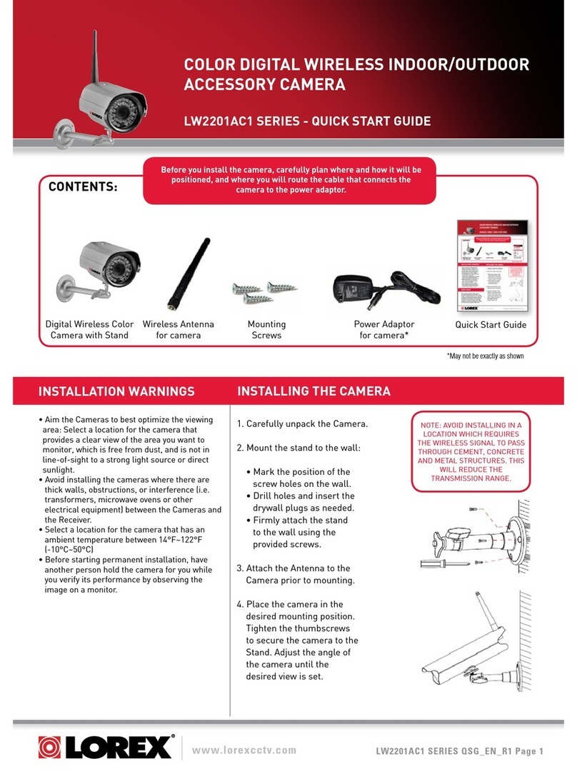 Lorex LW2201AC1 Series quick start guide