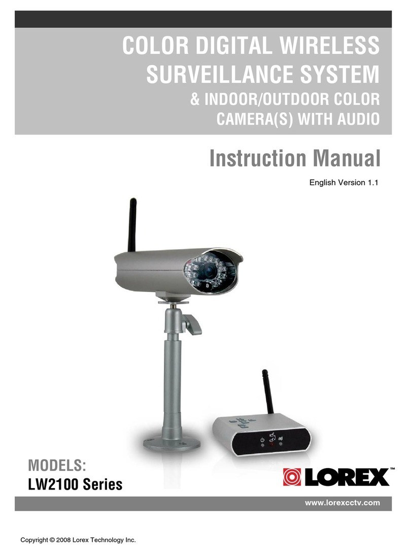 Lorex LW2101 series instruction manual