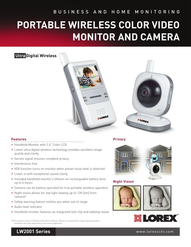 Lorex LW2001 User manual Lorex LW2001 User manual