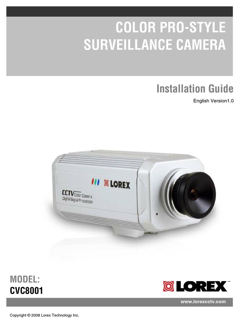 Lorex CVC8001 User manual