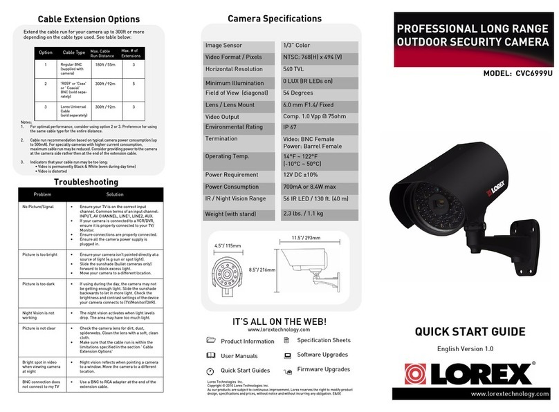 Lorex CVC6999U User manual