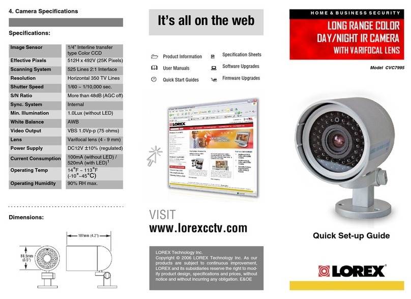 Lorex CVC7995 User manual