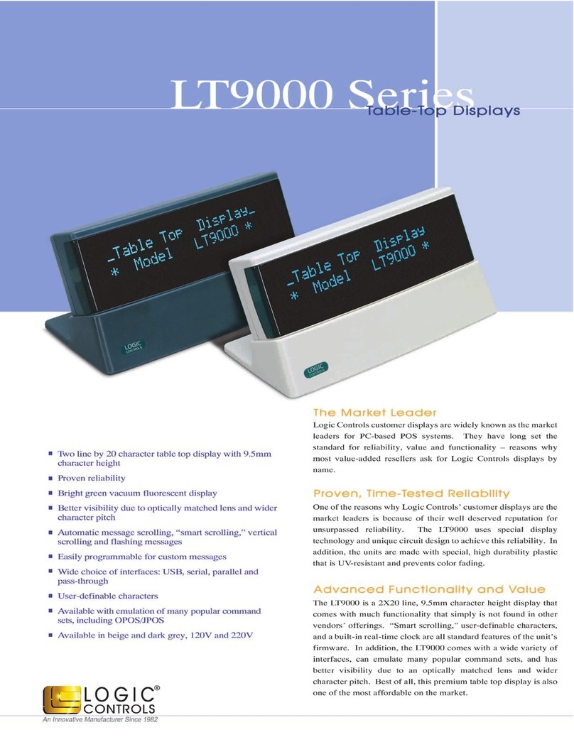 Logic Controls LT9000 Series Specifications Logic Controls LT9000 Series Specifications