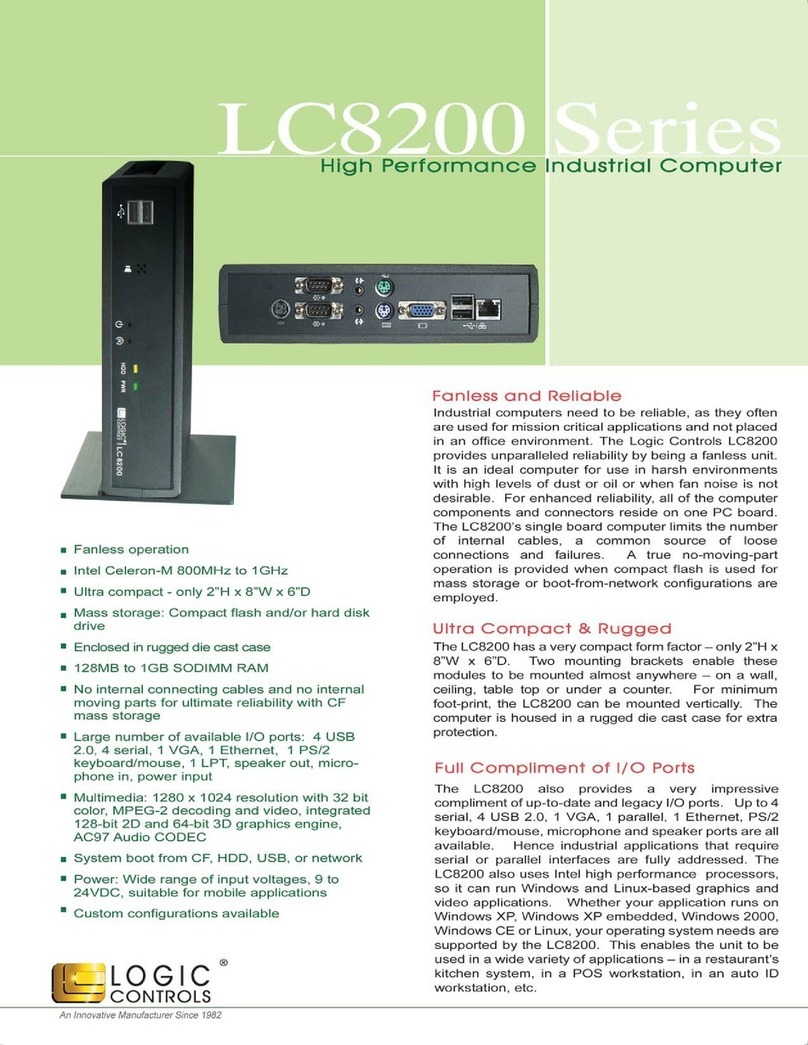 Logic Controls LC8200 Series User manual Logic Controls LC8200 Series User manual