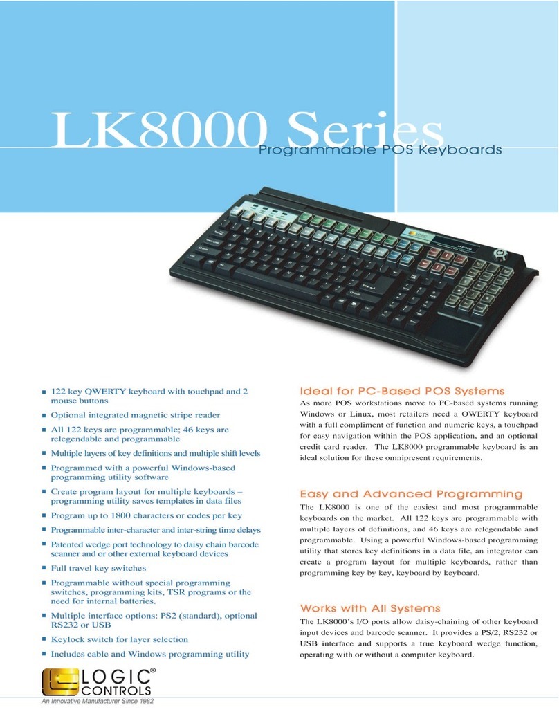 Logic Controls LK8000 Series User manual