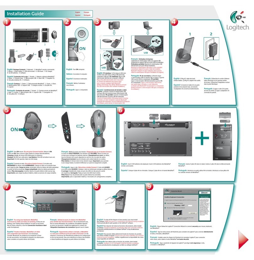 Logitech Dinovo Media installation guide