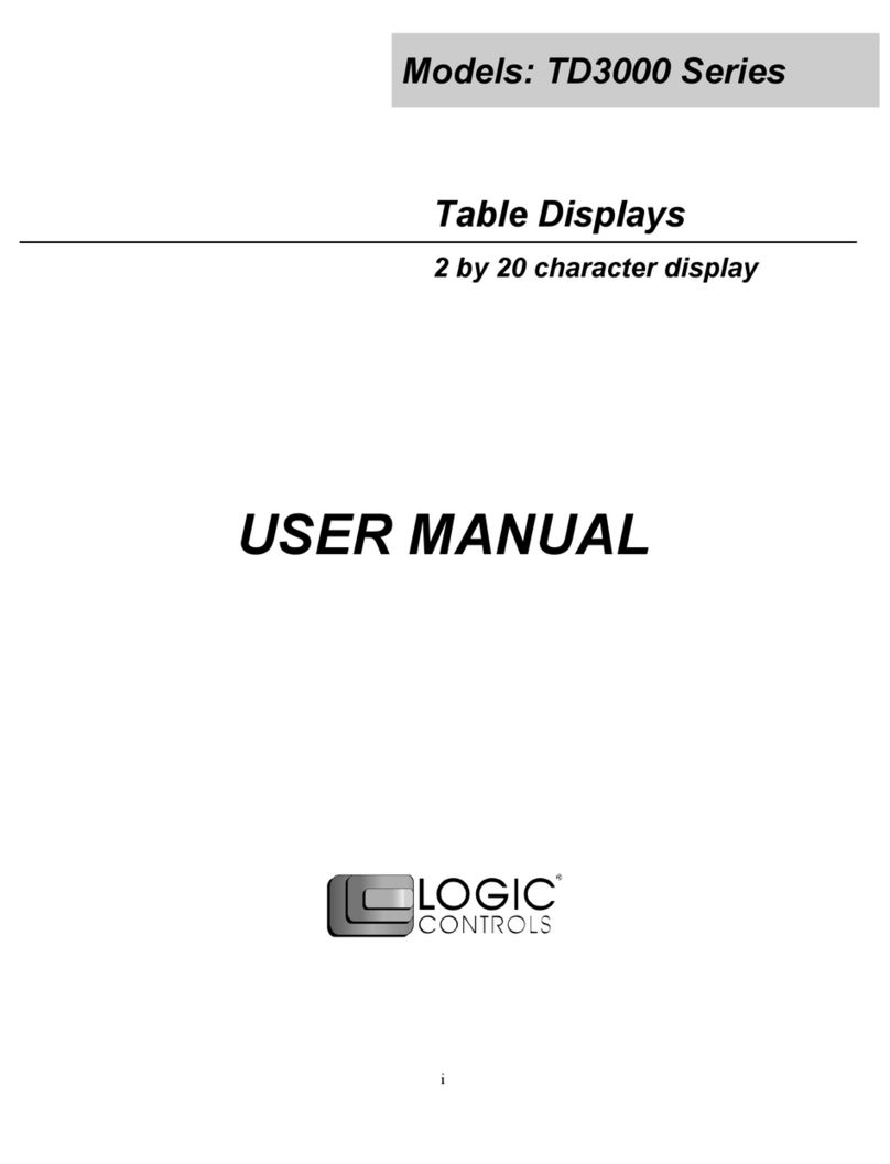 Logic Controls TD3000 Series User manual Logic Controls TD3000 Series User manual