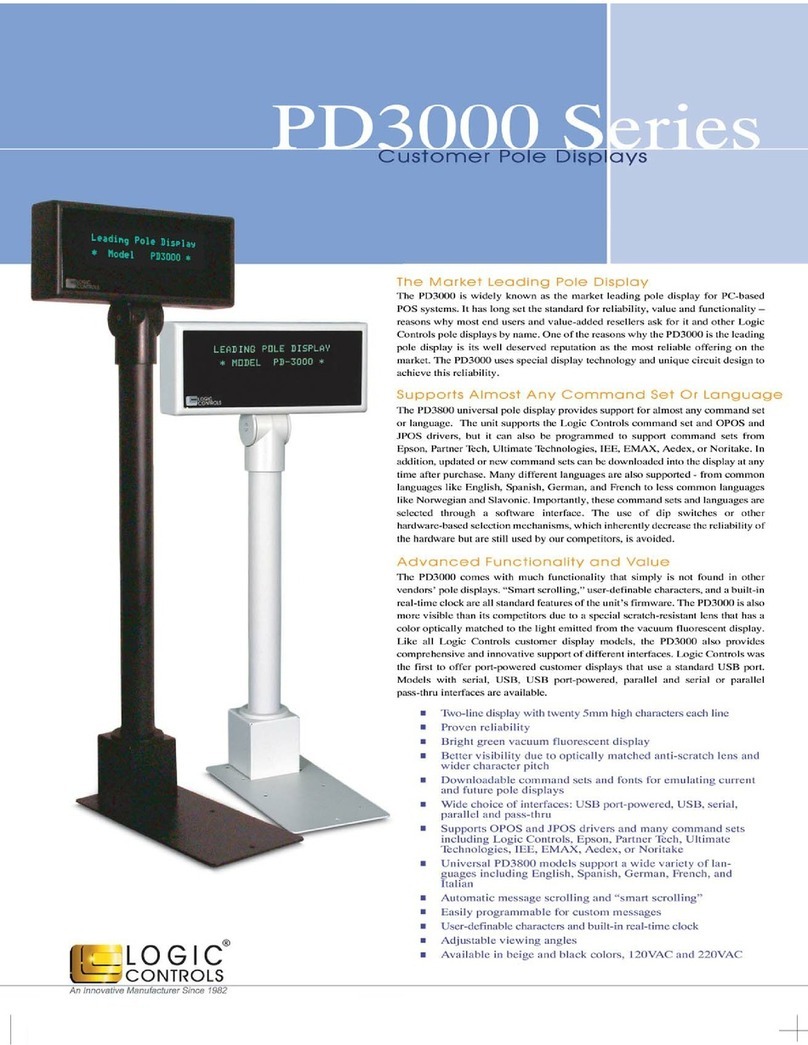 Logic Controls PD3000 Series User manual Logic Controls PD3000 Series User manual
