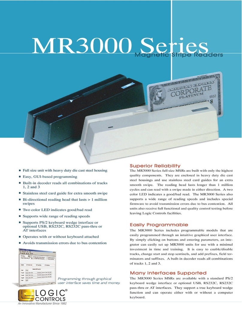Logic Controls MR3000 Series User manual