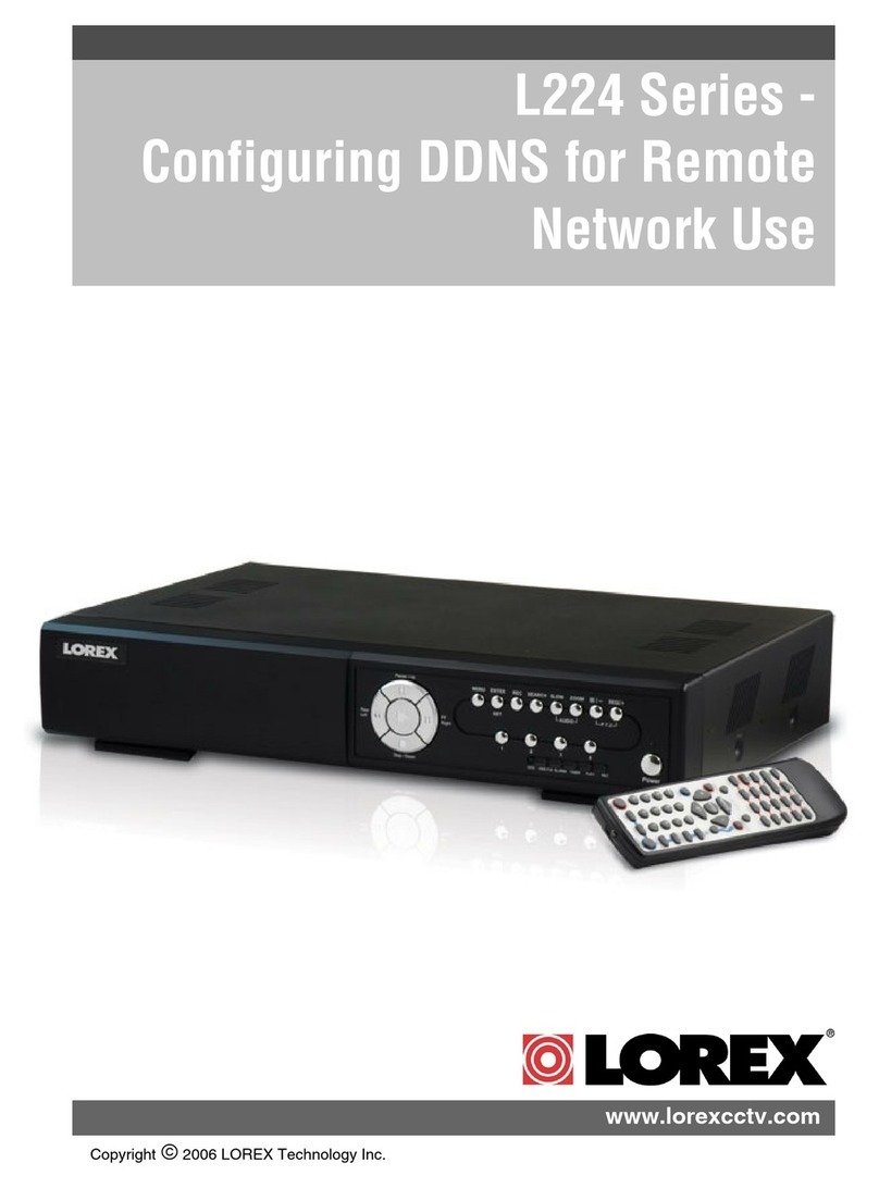Lorex L224 Series User manual