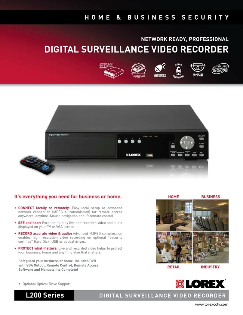 Lorex L204 Specifications