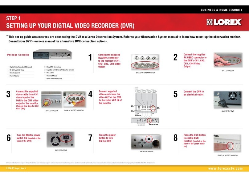 Lorex L16481 User manual