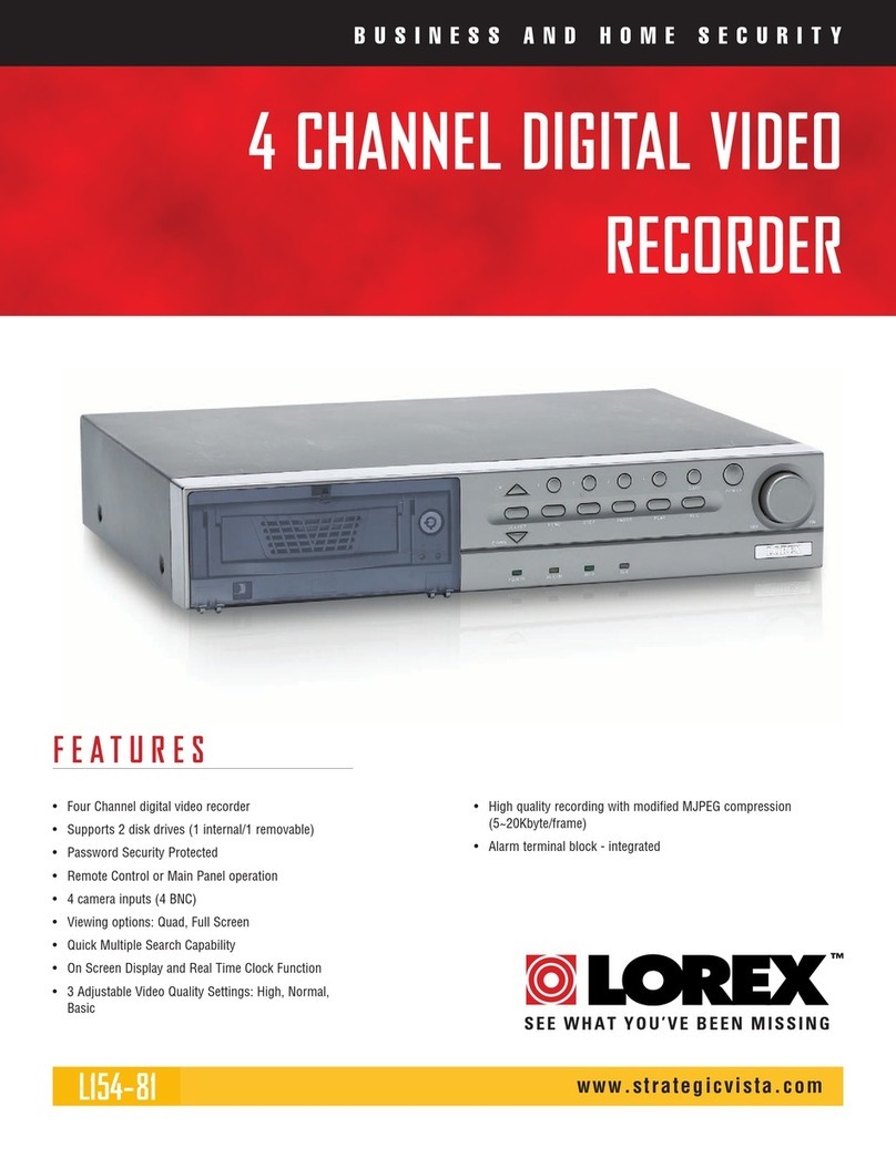 Lorex L154-81 Specifications
