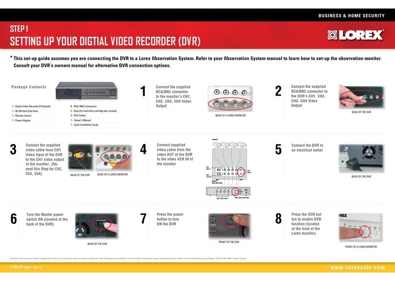 Lorex L154-81 User manual