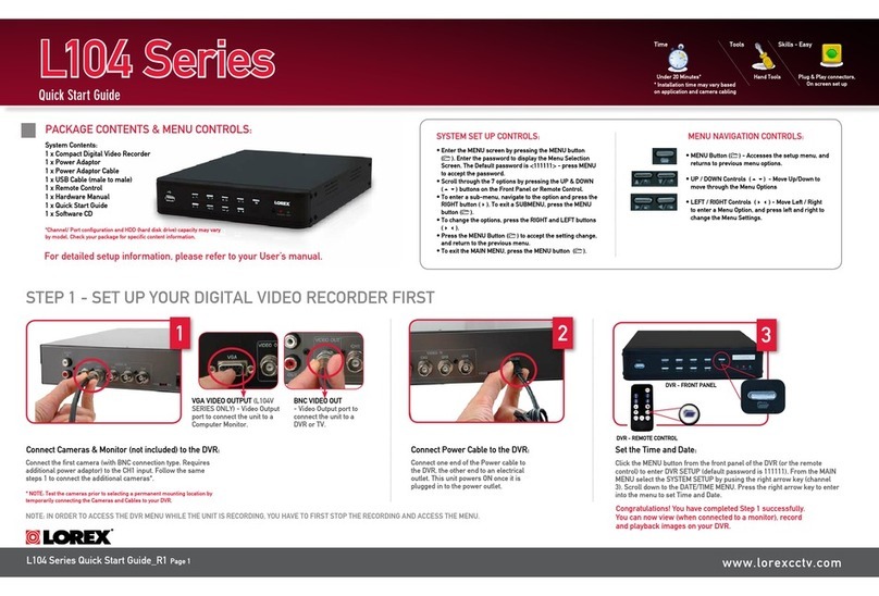 Lorex L104000 User manual