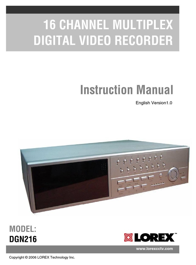 Lorex DGN216 User manual