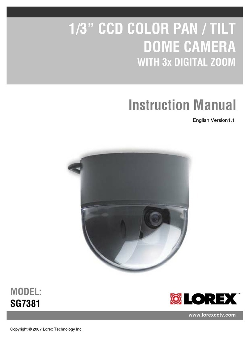 Lorex SG7381 instruction manual