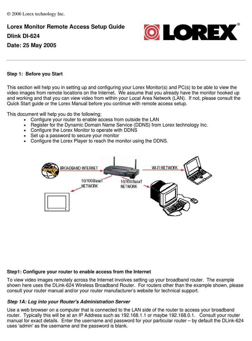 Lorex L14Q684C User manual