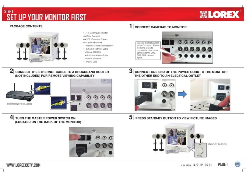 Lorex L14Q684C Setup guide