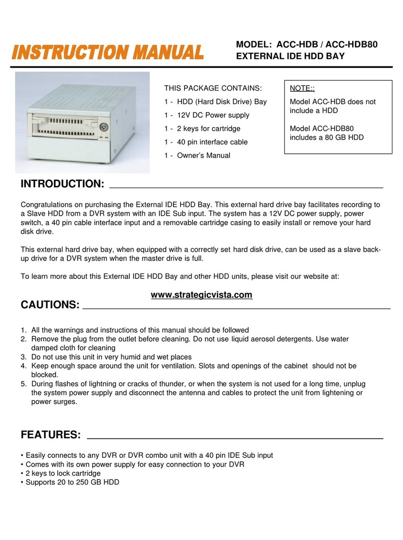 Lorex ACC-HDB User manual