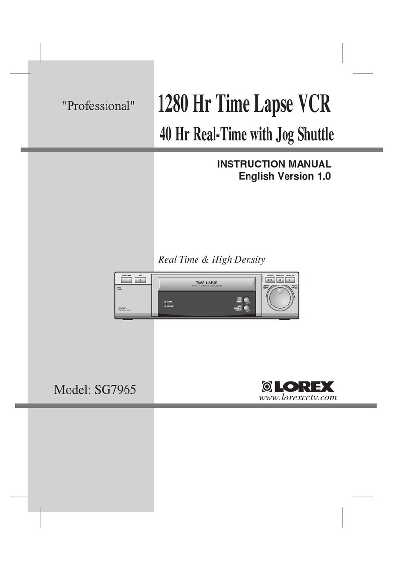 Lorex SG7965 instruction manual