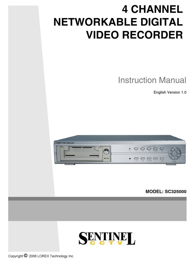 Lorex SC325000 instruction manual