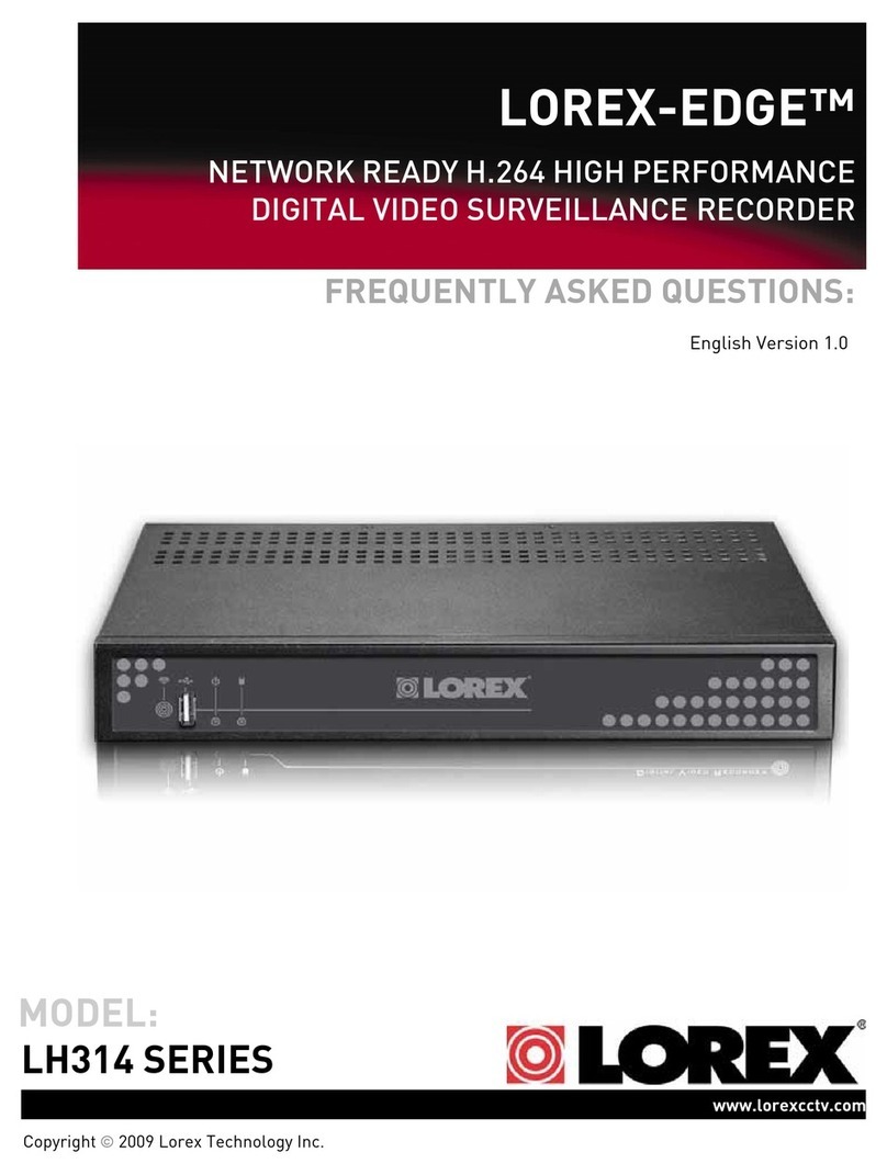 Lorex LH314 Frequently asked questions