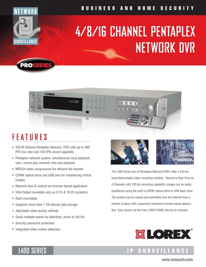 Lorex L404 Specifications