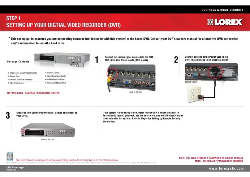 Lorex L404 User manual