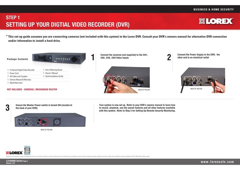 Lorex L3104000 install guide