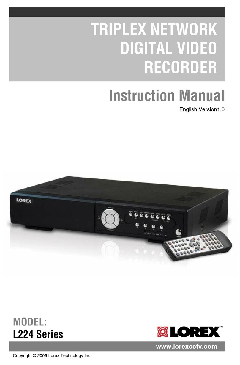 Lorex L224 Series User manual