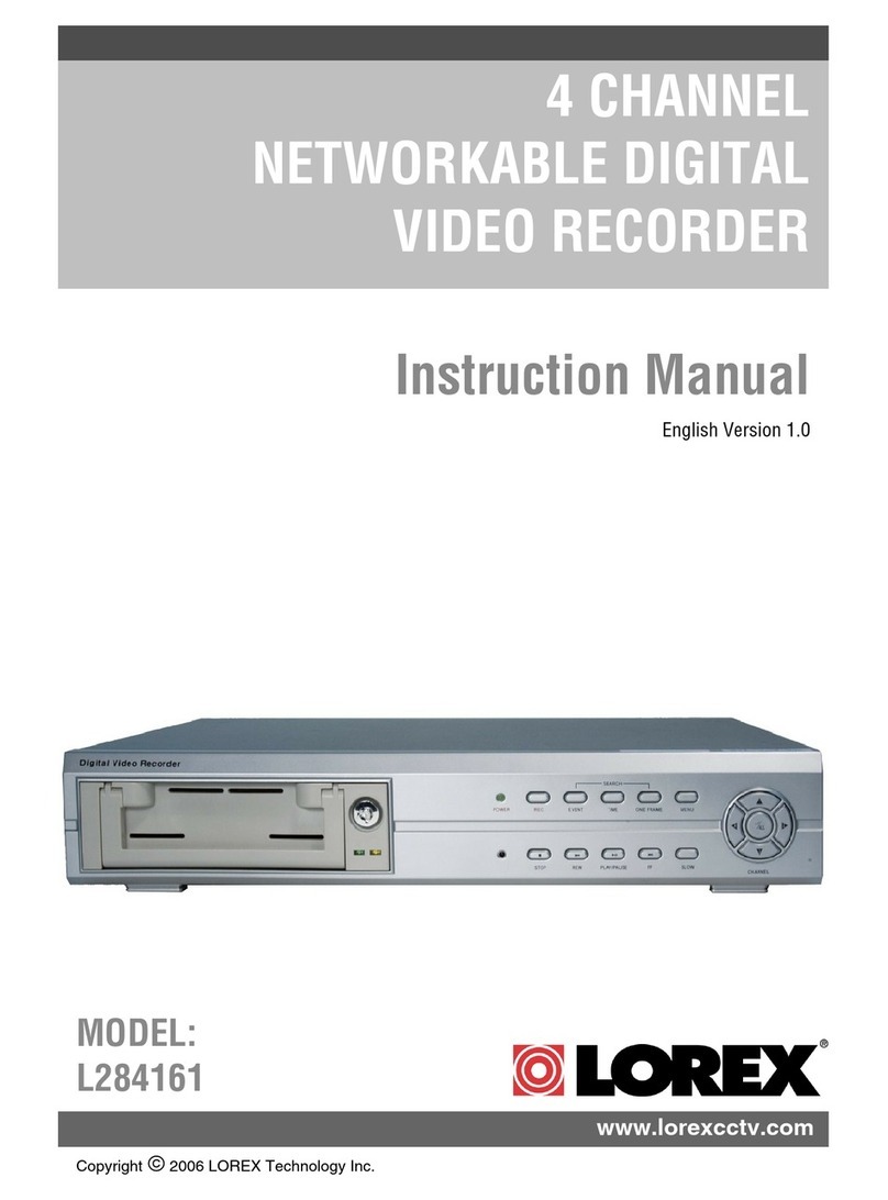 Lorex L284161 User manual