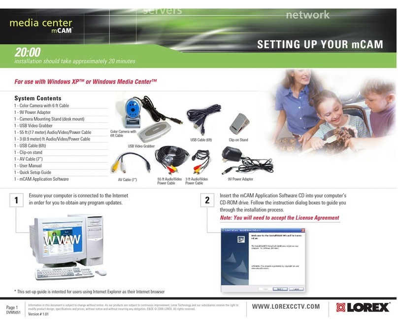 Lorex DVM5051 User manual