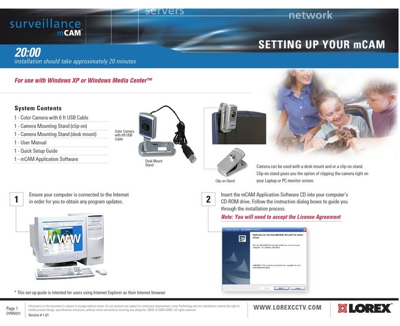 Lorex mCAM DVM5031 User manual