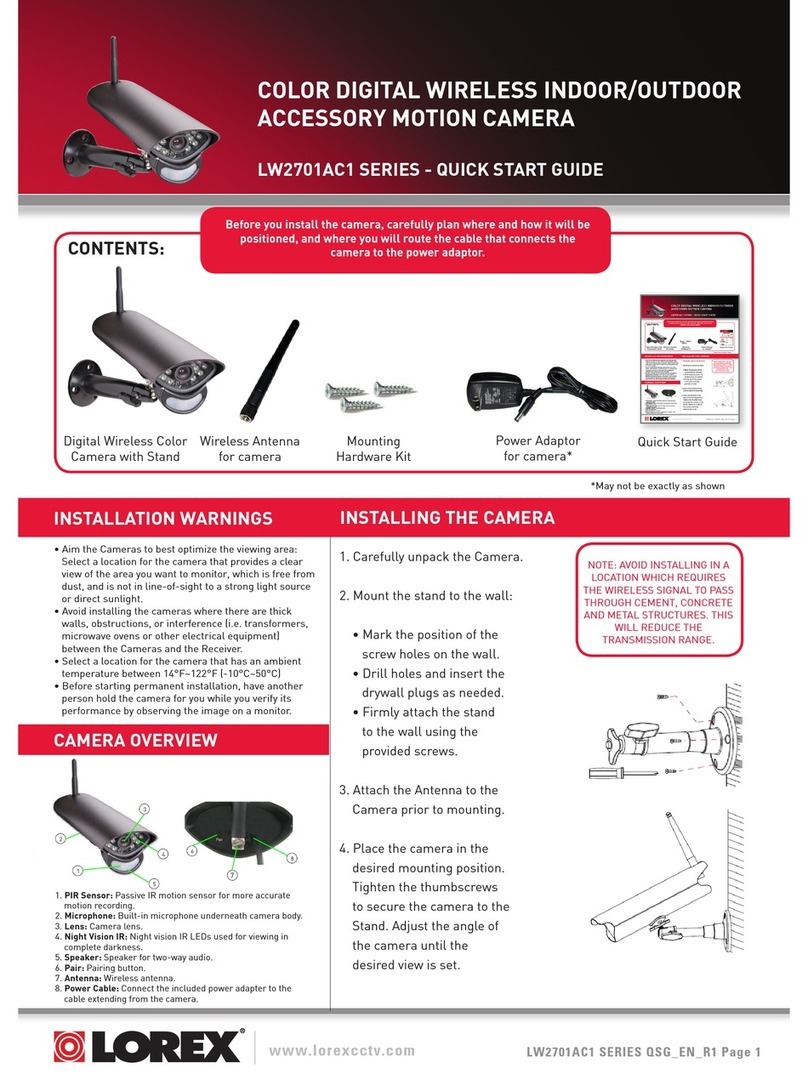 Lorex LW2701AC1 Series User manual