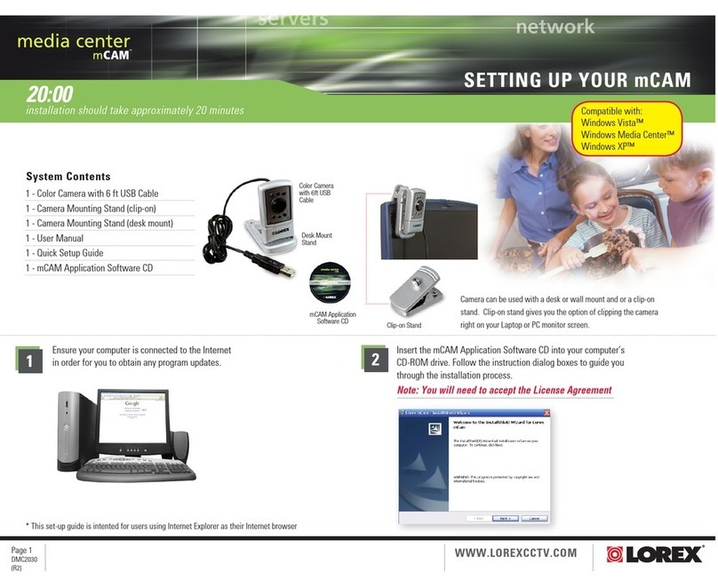 Lorex mCAM DMC2030 user guide