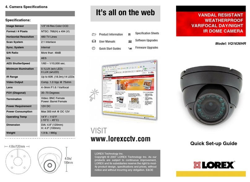 Lorex VQ1636HR User manual