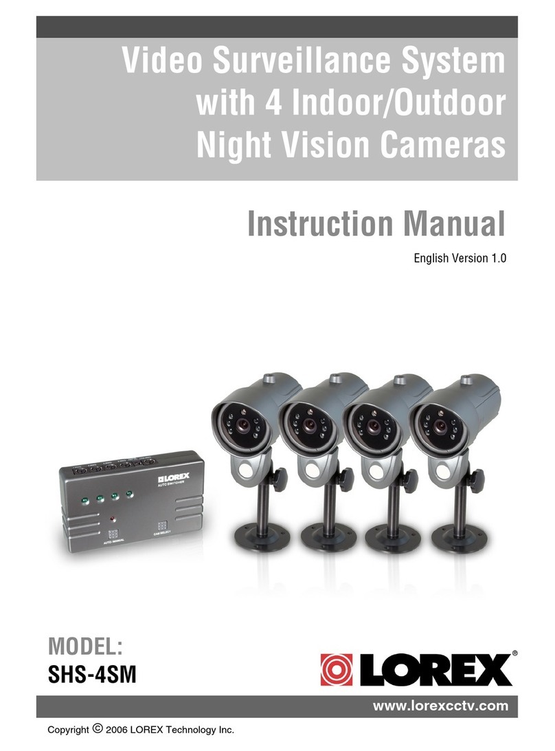 Lorex SHS-4SM User manual