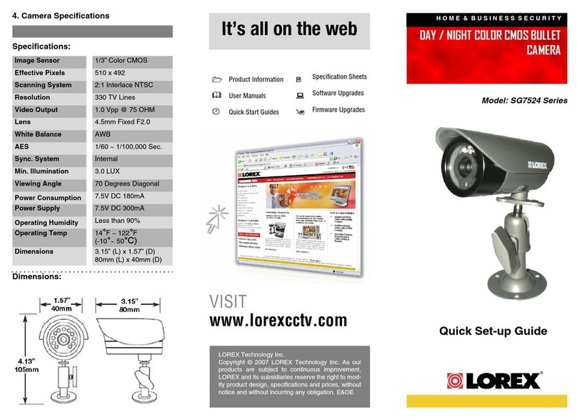 Lorex SG7524 User manual