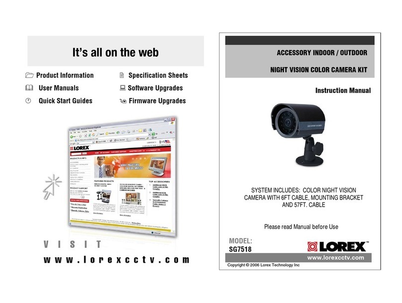 Lorex SG7518 User manual