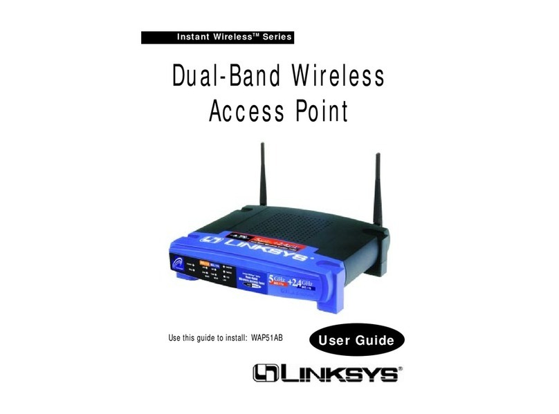 Linksys WAP51AB - Instant Wireless - Access Point User manual Linksys WAP51AB - Instant Wireless - Access Point User manual