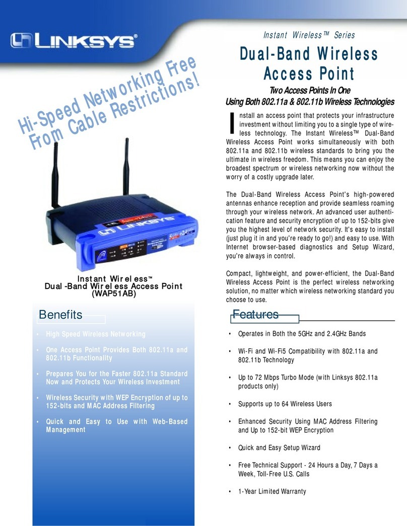 Linksys WAP51AB - Instant Wireless - Access Point User manual