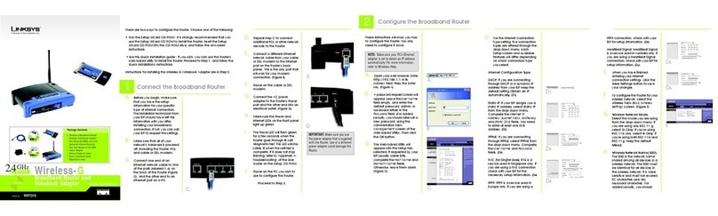 Linksys WKPC54G Original operating instructions