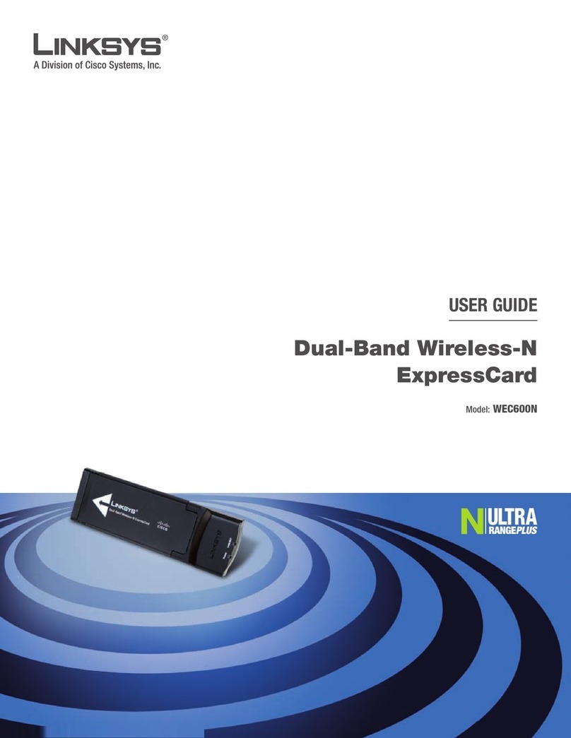 Linksys WEC600N - Dual Band Wireless-N Ultra RangePlus... User manual