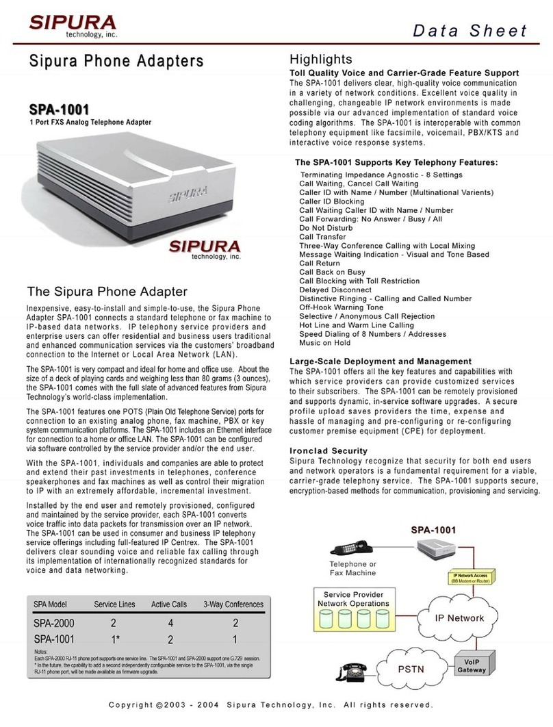 Linksys SPA-1001 User manual