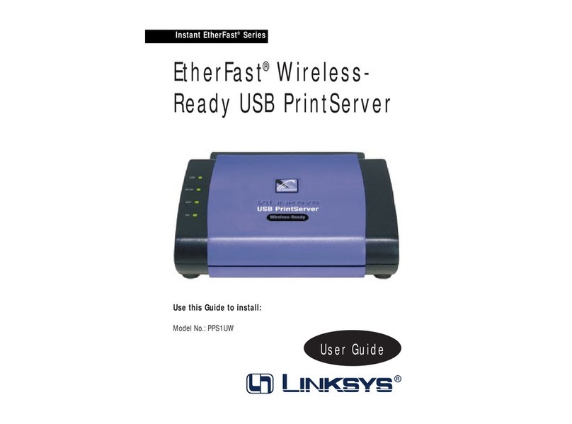 Linksys PPS1UW - EtherFast Wireless-Ready USB PrintServer Print... User manual Linksys PPS1UW - EtherFast Wireless-Ready USB PrintServer Print... User manual