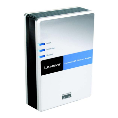 Linksys PLE200 - PowerLine AV EN Adapter Bridge user guide